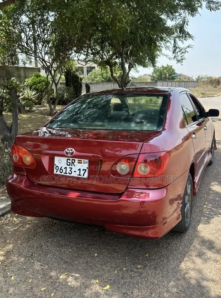 Toyota Corolla S 2007 Burgundy