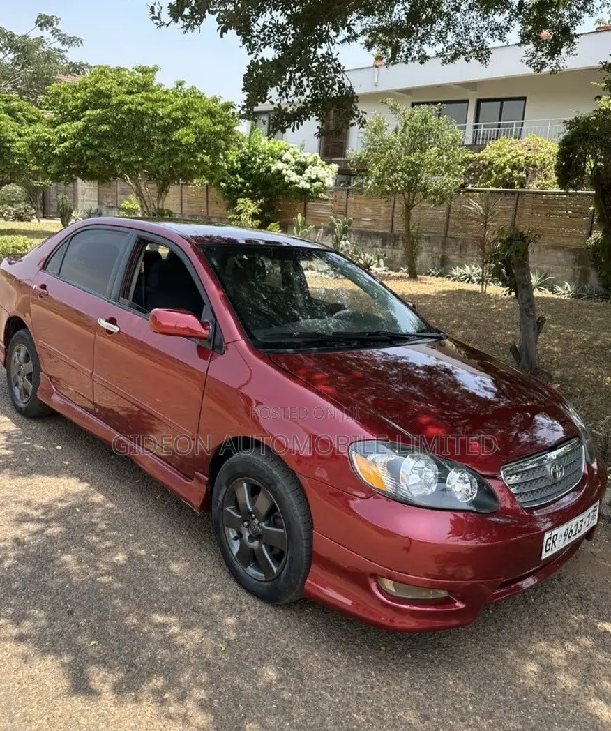Toyota Corolla S 2007 Burgundy