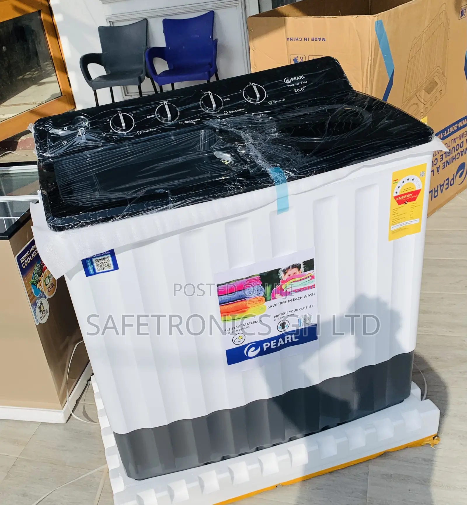 Recommend Semiautomatic Pearl 20kg WashingMachine (Clean-Aura)