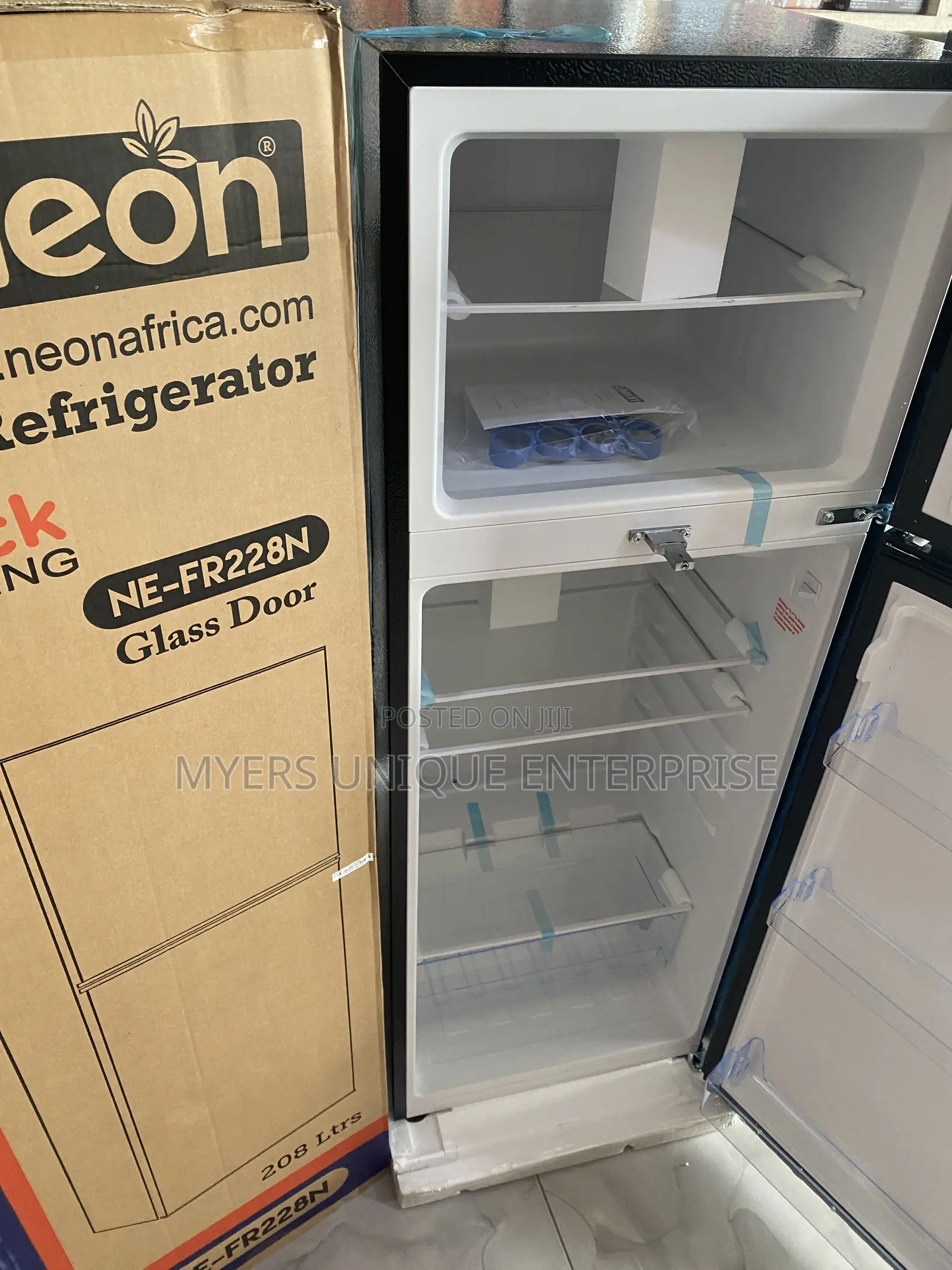208L Double Door Fridge With Lock