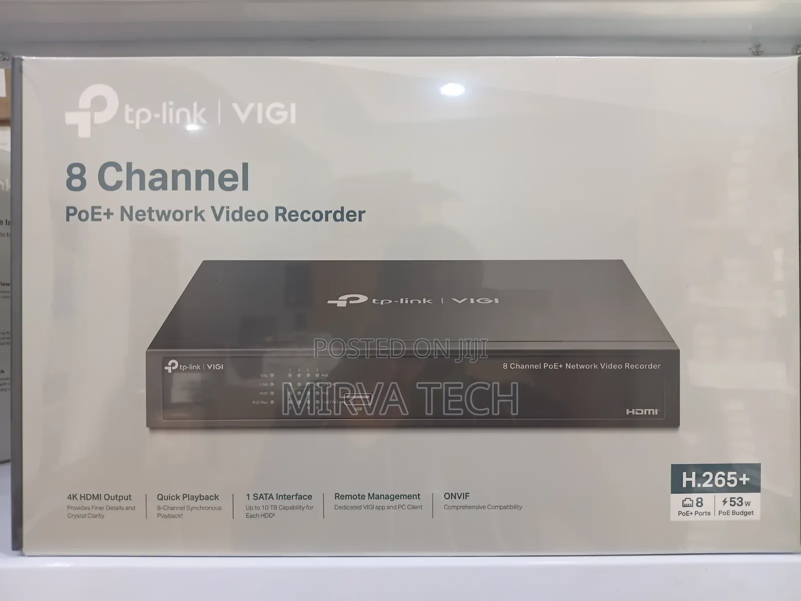 Tp Link Vigi 8ch Poe NVR