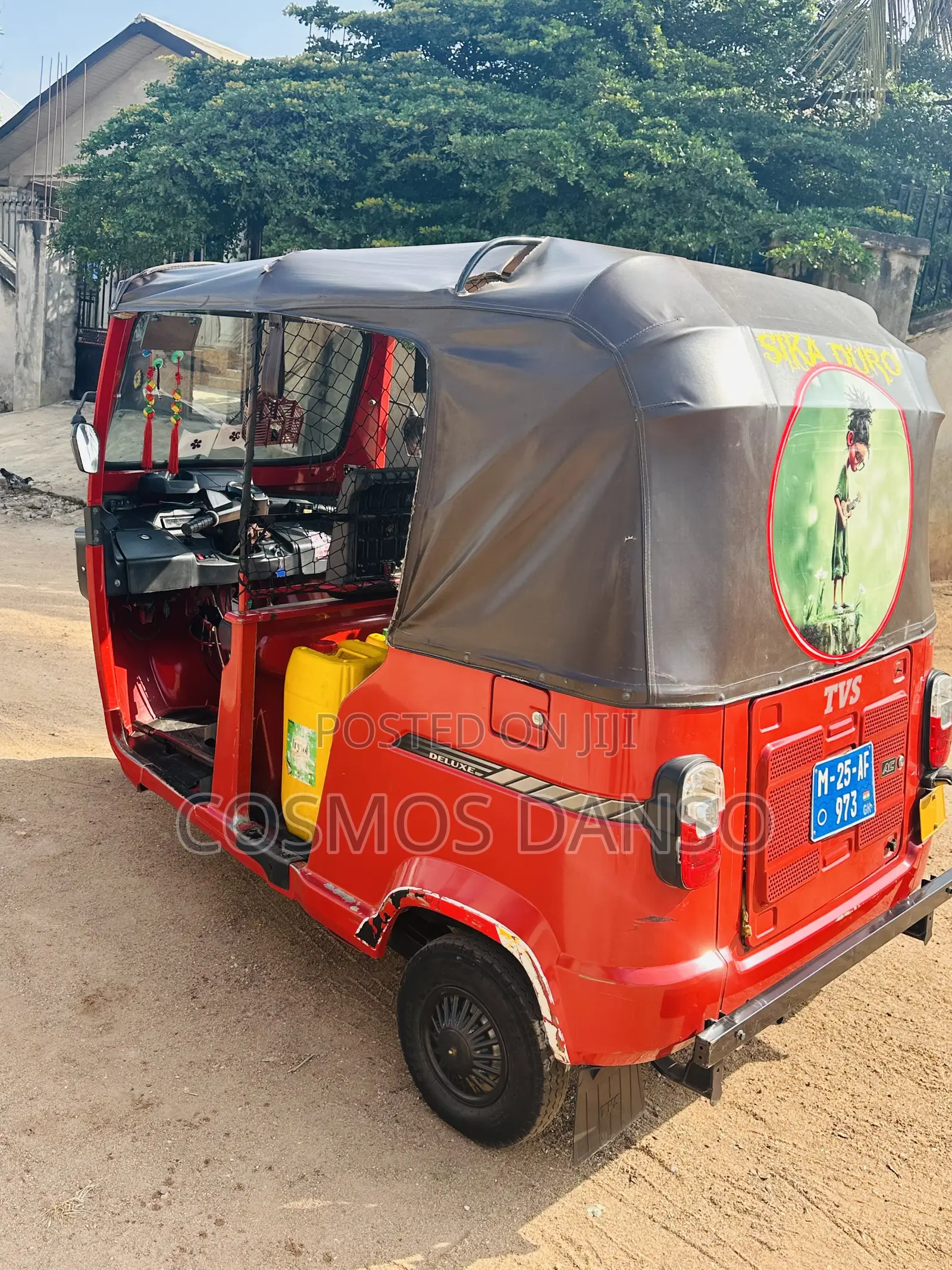 TVS King Deluxe Plus iTouch Start 2025 Red