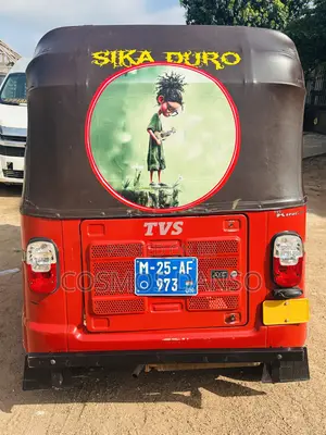 TVS King Deluxe Plus iTouch Start 2025 Red