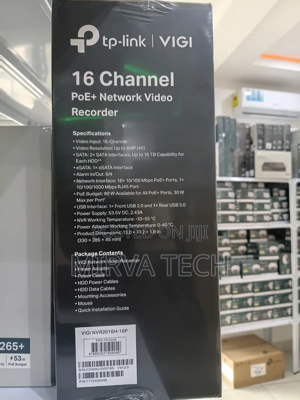 TP-Link VIGI 16- Channel PoE NVR