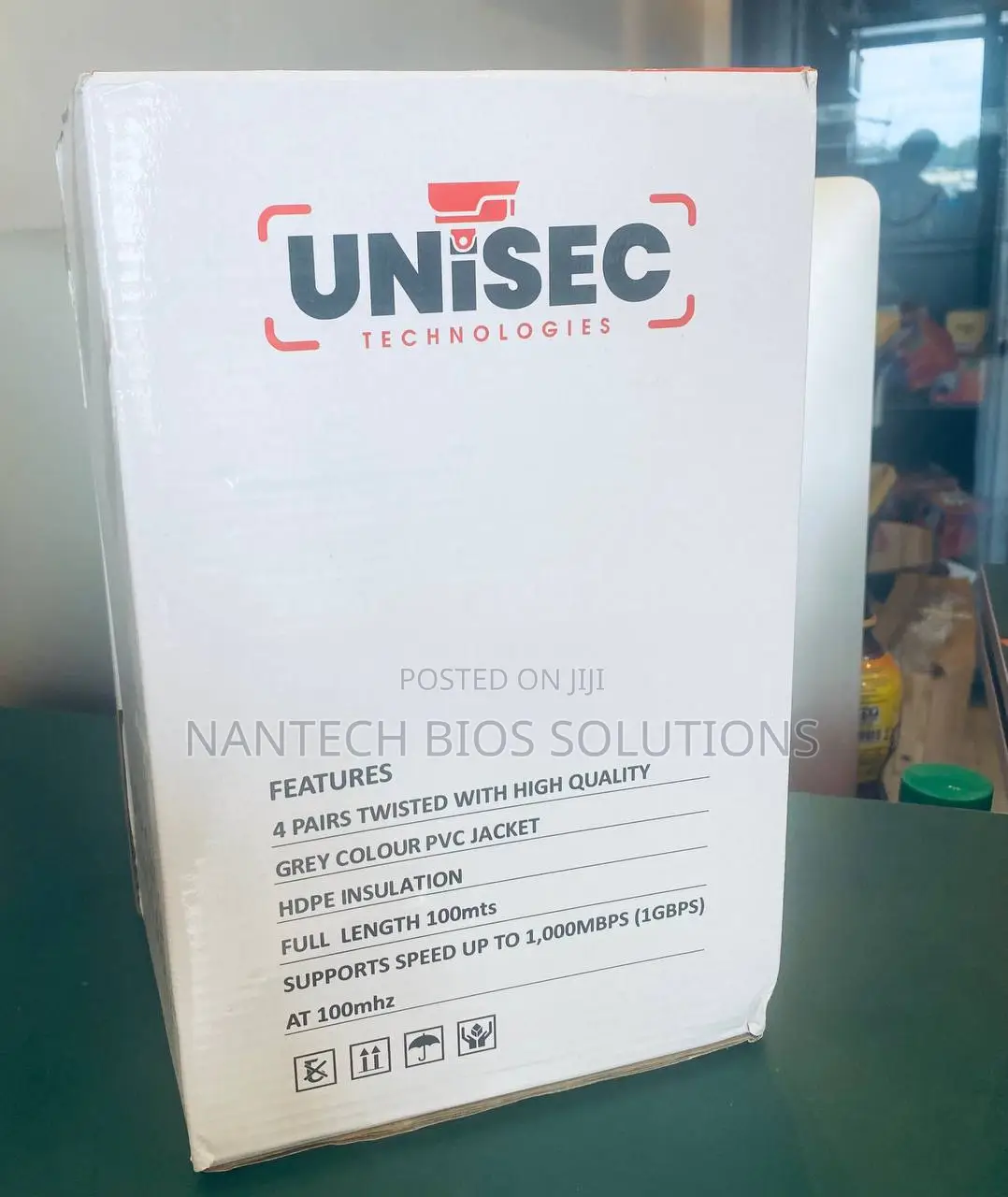 Unisec Utp Cat 6 Lan Network Cable 100m