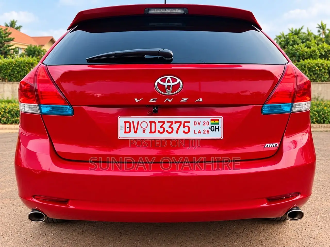Toyota Venza Limited AWD V6 2013 Red