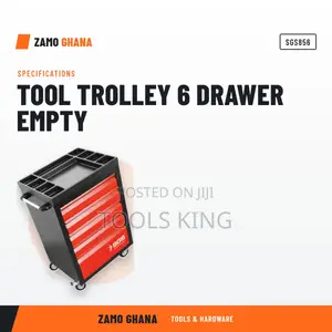 Tool Trolley 6 Drawer Empty - SGS856
