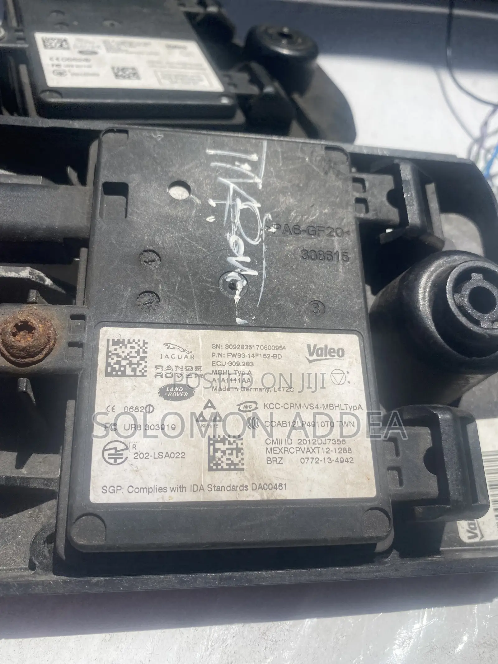 Jaguar Land Rover Blind Spot Monitor / Radar Sensor Module