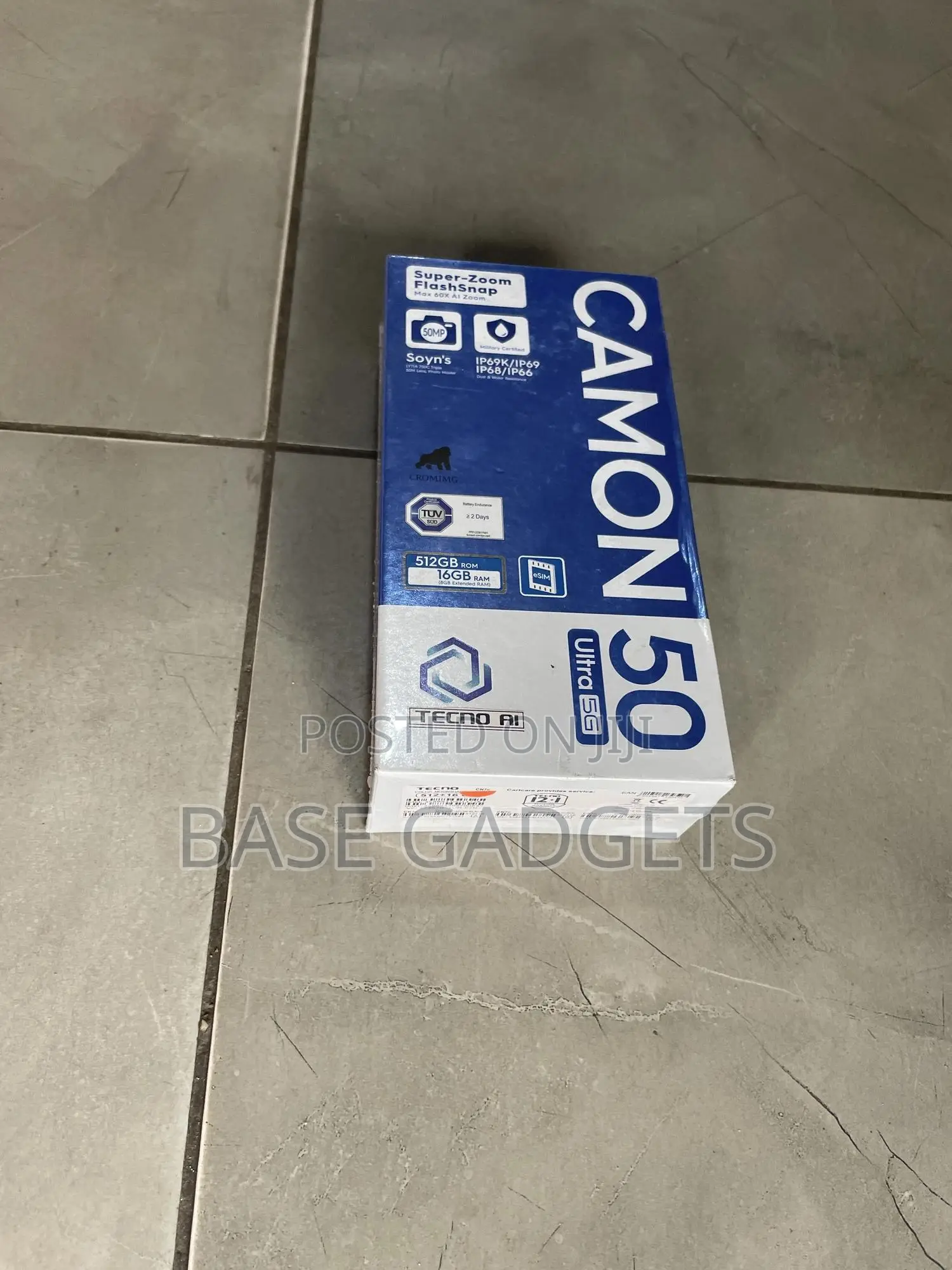 New Tecno Camon 50 Ultra 512 GB Gray