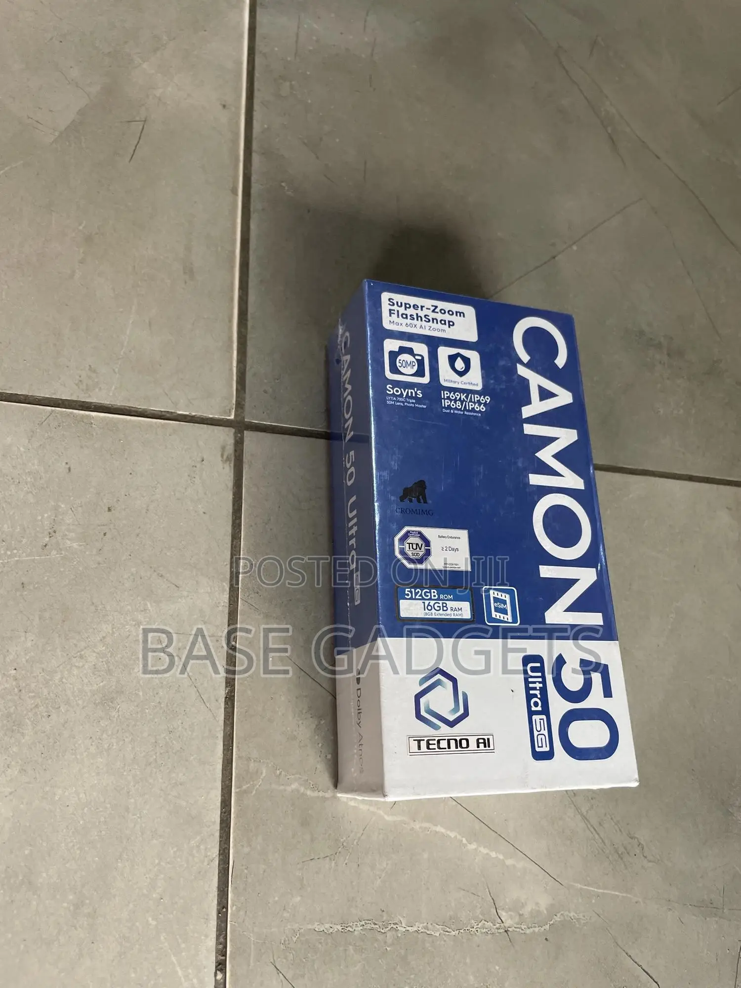 New Tecno Camon 50 Ultra 512 GB Gray