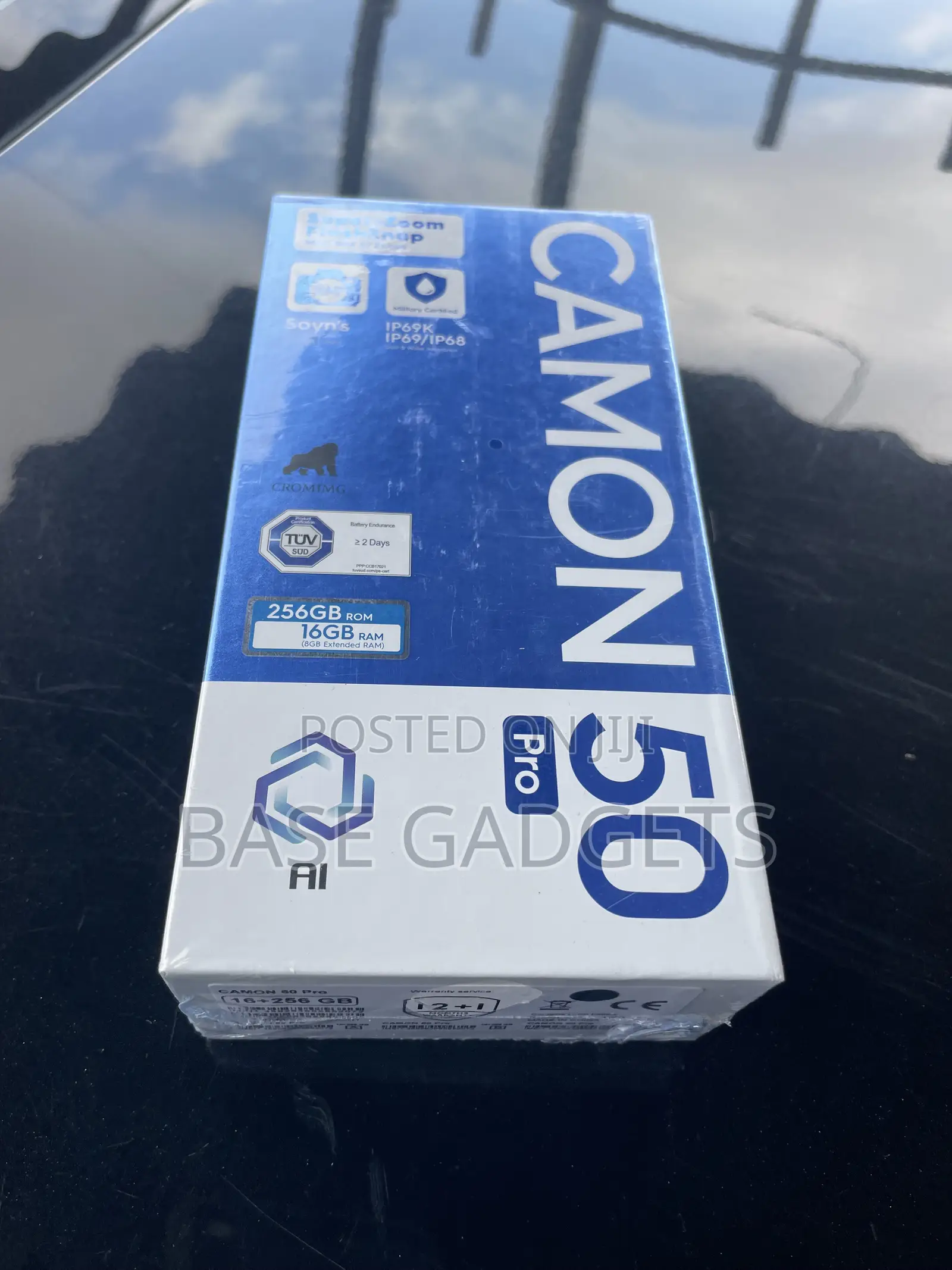 New Tecno Camon 50 Pro 256 GB Black