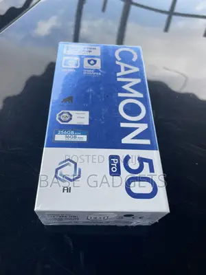 New Tecno Camon 50 Pro 256 GB Black