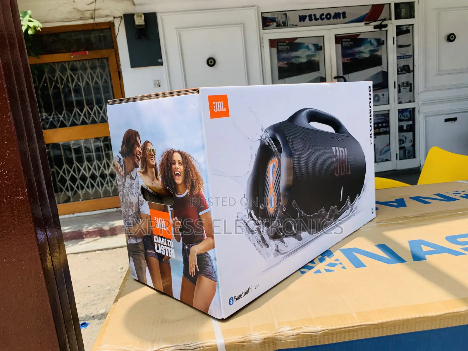 Text 10GiG for JBL Boombox 4 | Most Powerful JBL Portable Waterproof