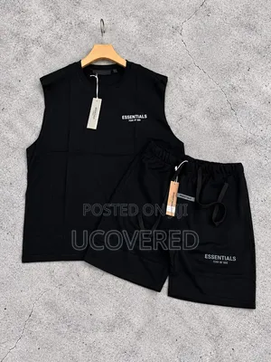 Fear of God Essentials Sleeveless Tank Top and Shorts Summer Sets