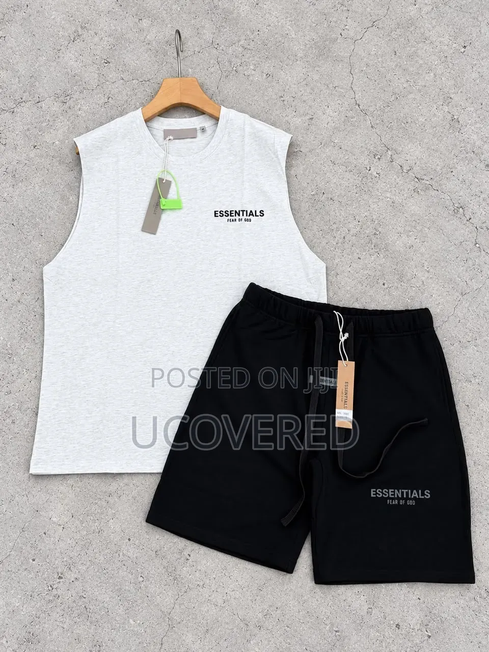 Fear of God Essentials Sleeveless Tank Top and Shorts Summer Sets