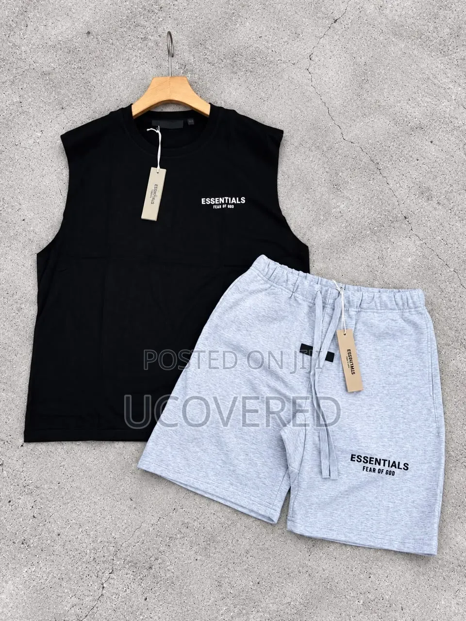 Fear of God Essentials Sleeveless Tank Top and Shorts Summer Sets