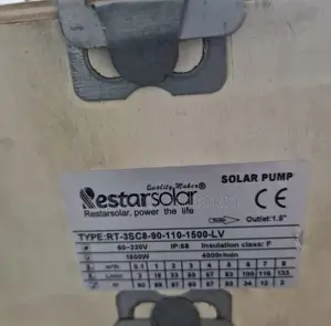 Solar 2Hp Water Pump - 1/5”