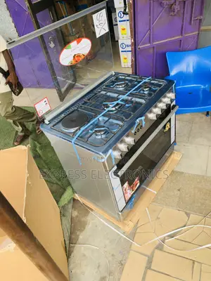 Ultra Modern 90CM Gas Electric Cooker Oven Grill 4-1 Sliver