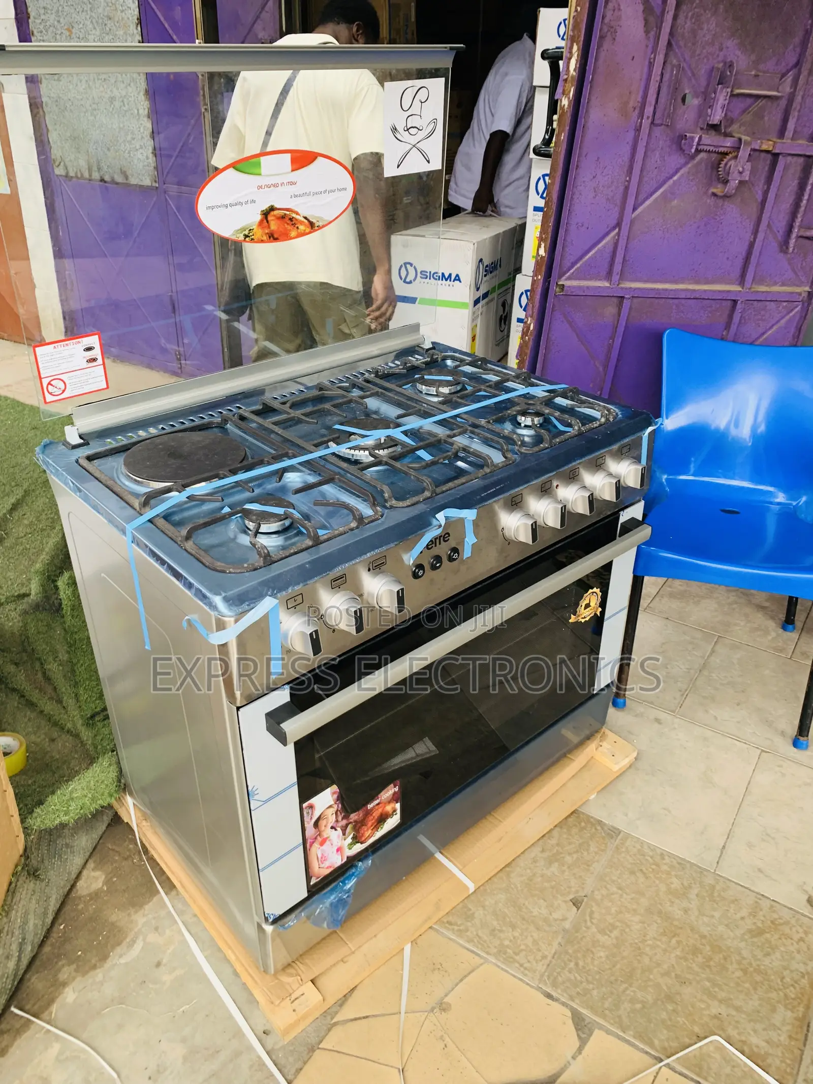Text Us Fir Your 60/90cm Gas Electric Coooker 4-1 Oven Rotisserie