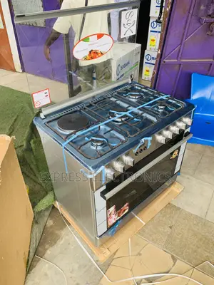 Authentic New Sliver Gas Electric Cooker Oven Rotisserie 4-1 Ferre 90c