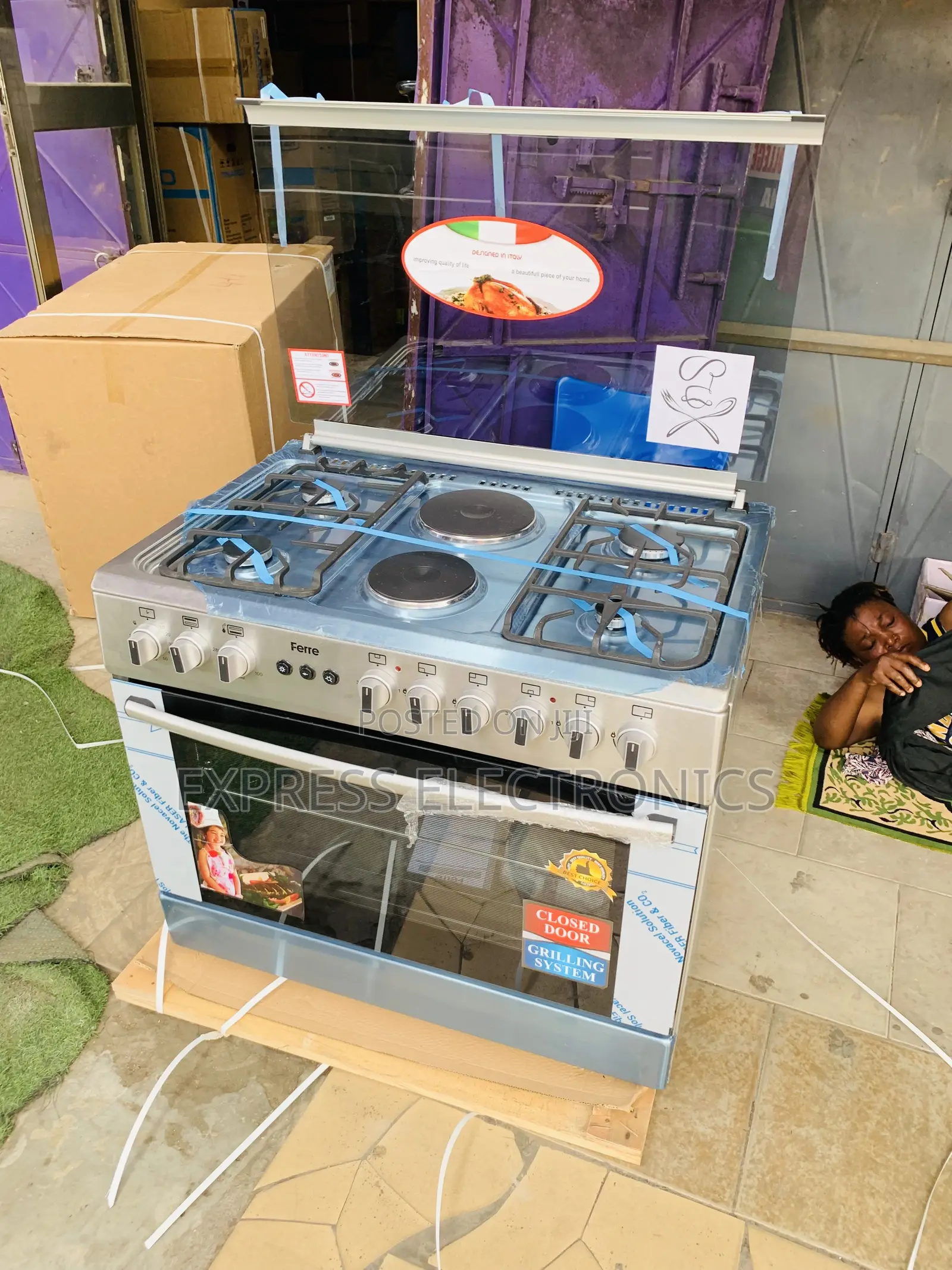 Available Now Gas Electric 4-2 Stove 60/90cm