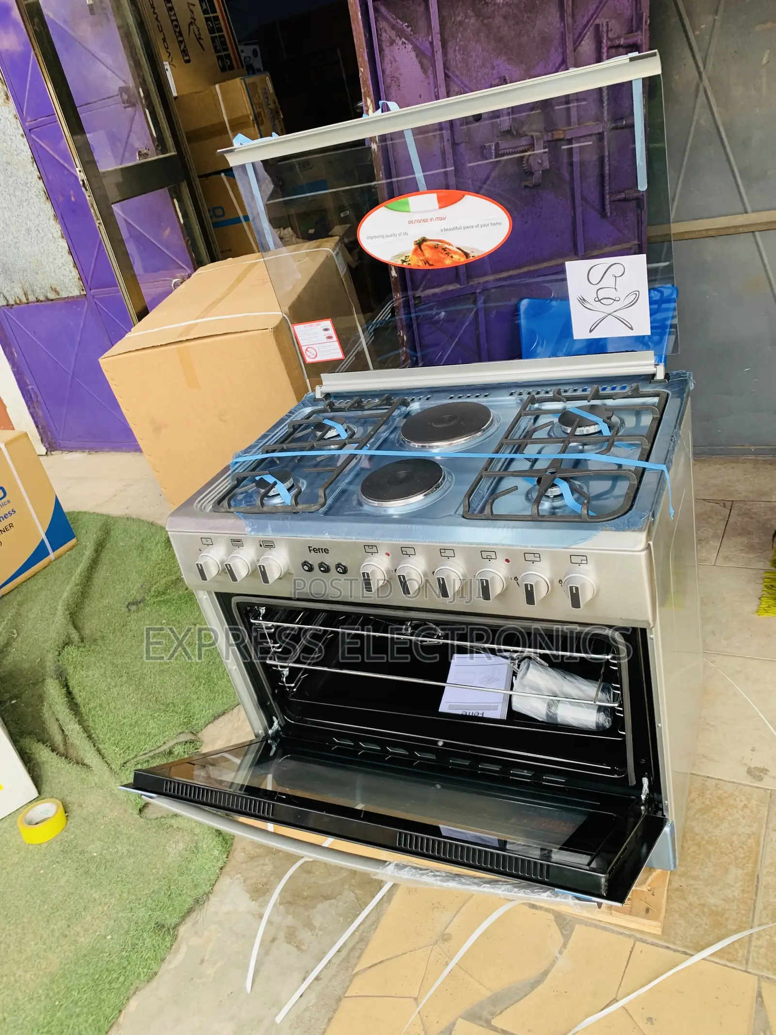 Highly Recommended Gas Electric 4-2 Stove Gas Cooker 90Cm