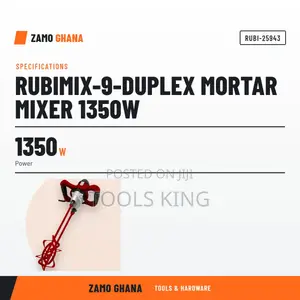 Rubimix-9-Duplex Mortar Mixer 1350W - RUBI-25943