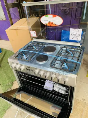 Quality Sleek Gas Electric Sliver Oven Grill 4-2 90cm