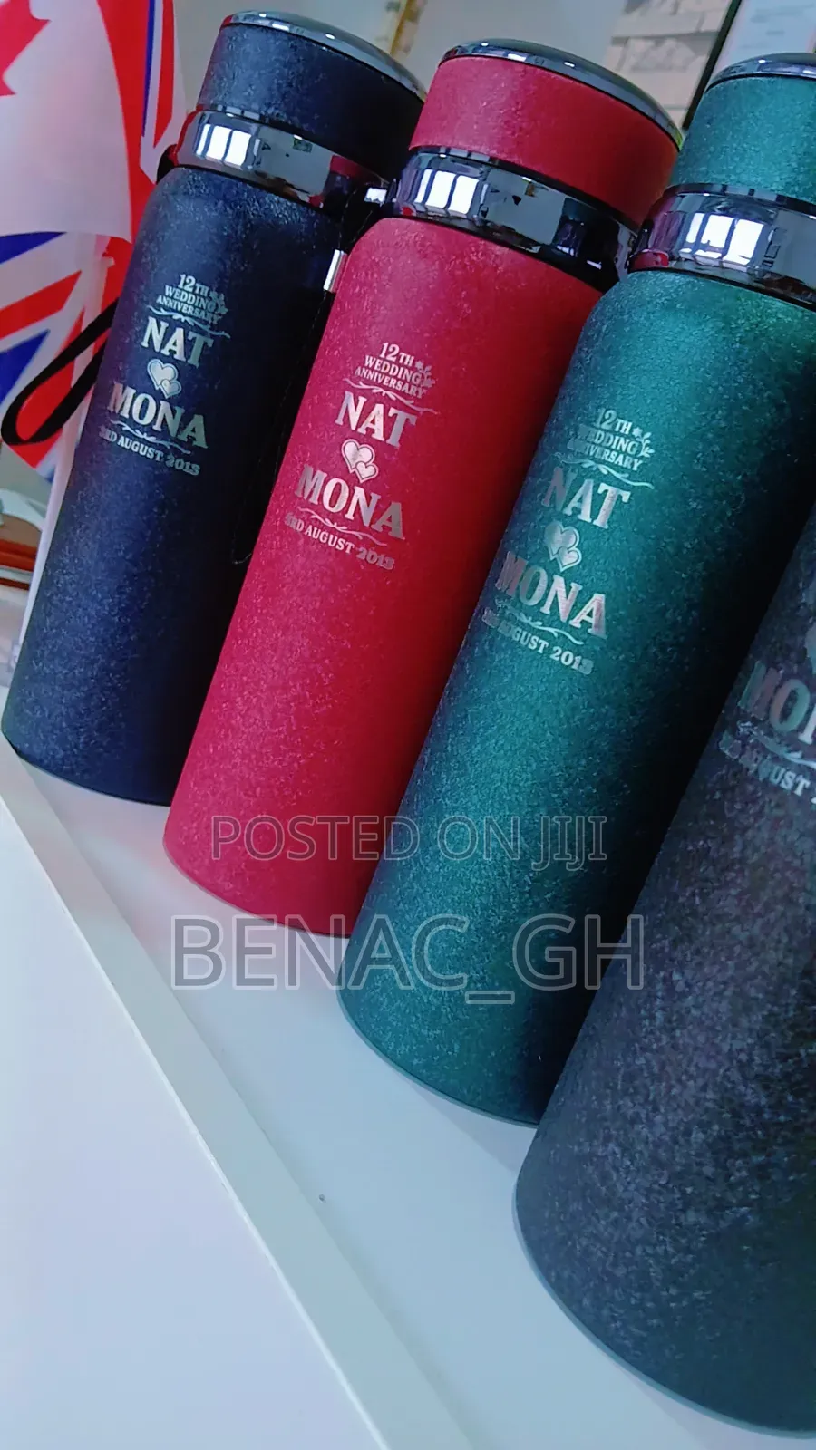 Personalised Stainless Steel Vacuum Flask, Corporate Souvenirs & Gifts