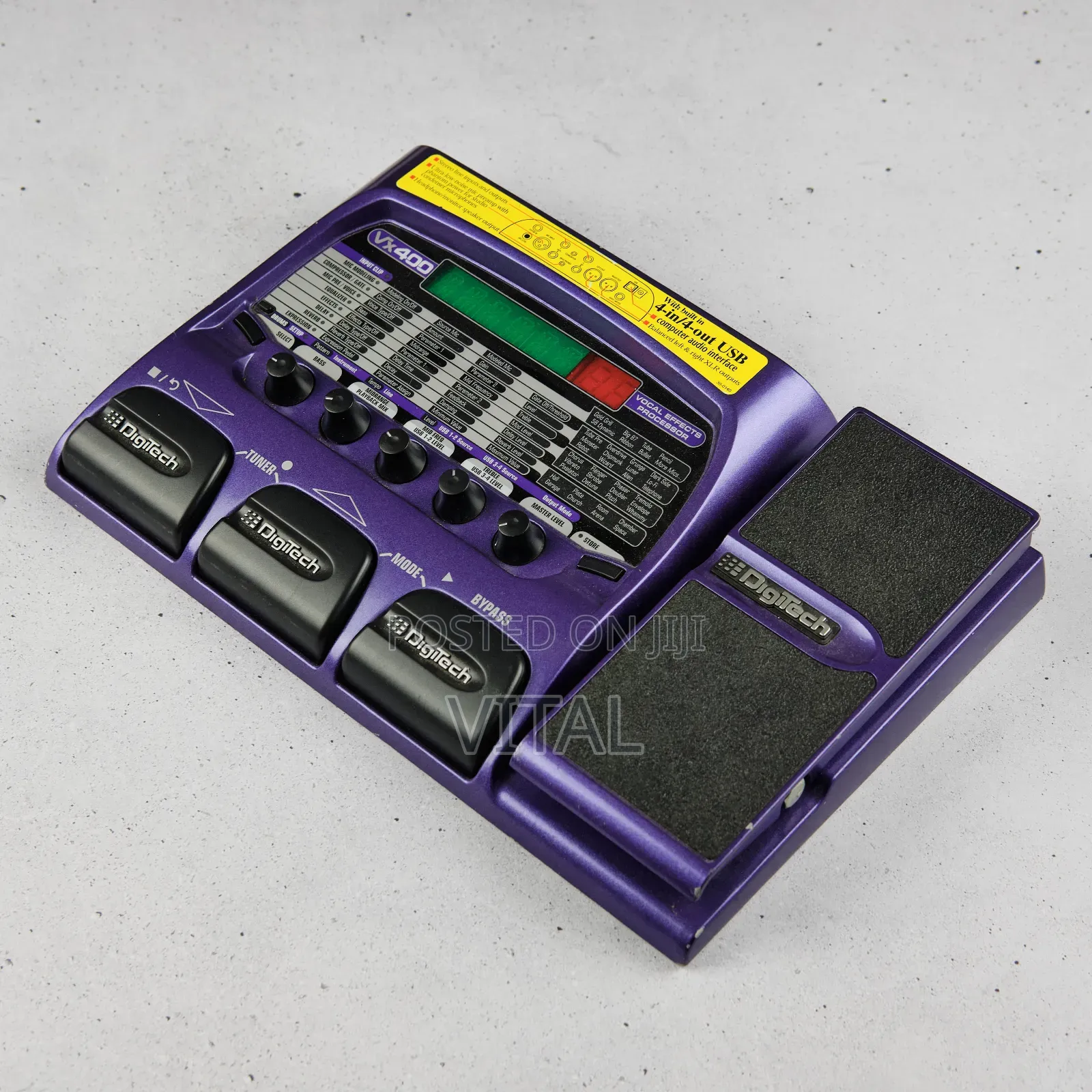 Digitech Vocal Vx400 Vocal Pedal