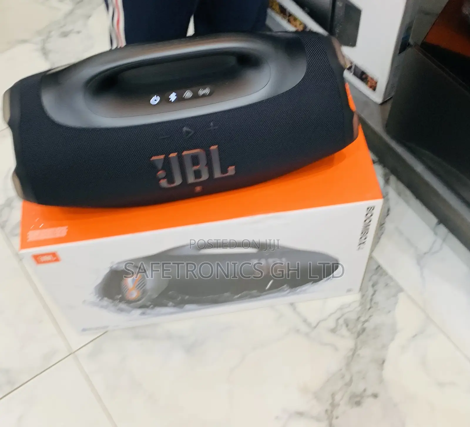 Bass -Supreme Black JBL Boombox Speaker