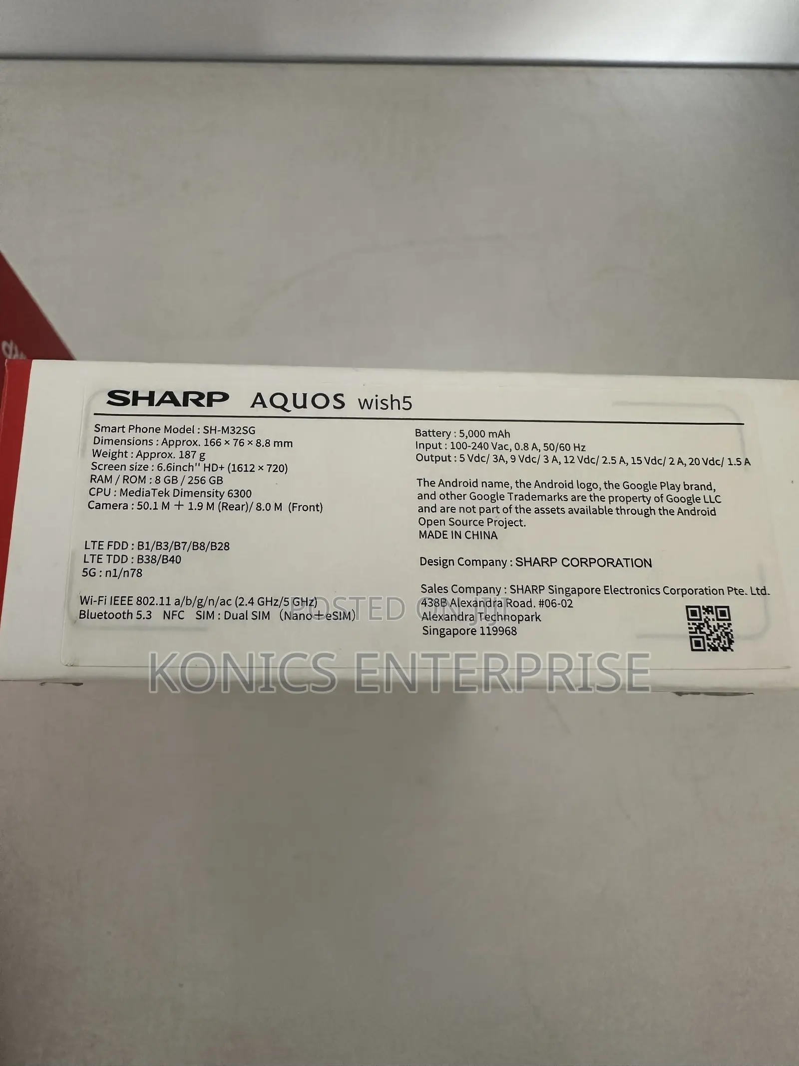 New Sharp Aquos wish 64 GB Blue