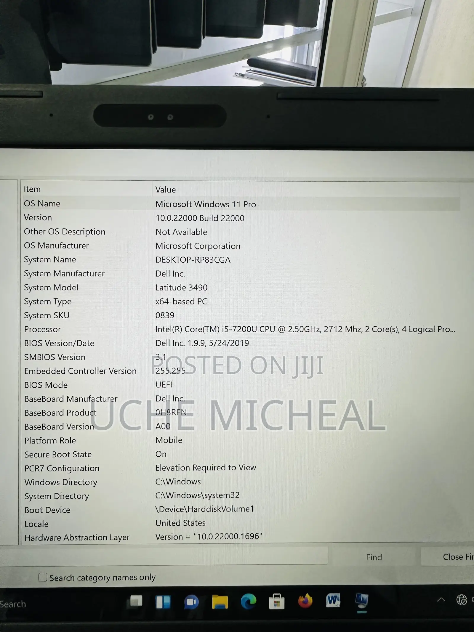 Laptop Dell Latitude 3490 8GB Intel Core i5 SSD 256GB