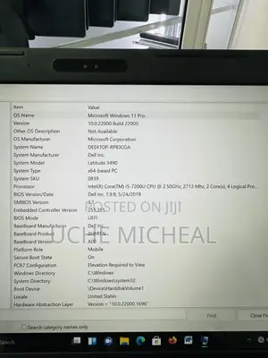 Laptop Dell Latitude 3490 8GB Intel Core i5 SSD 256GB