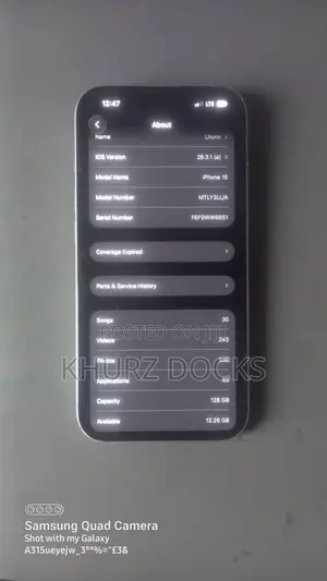 Apple iPhone 15 128 GB White