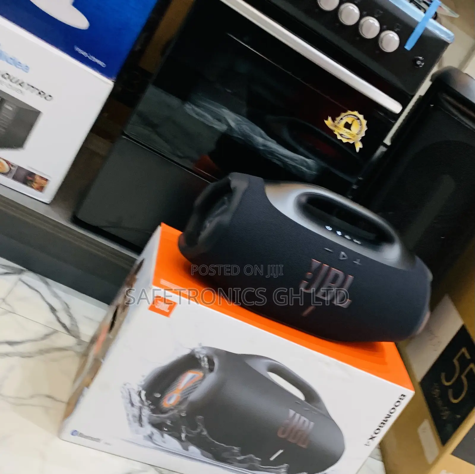 Audio Prime (Black) Boombox 4 JBL Speaker