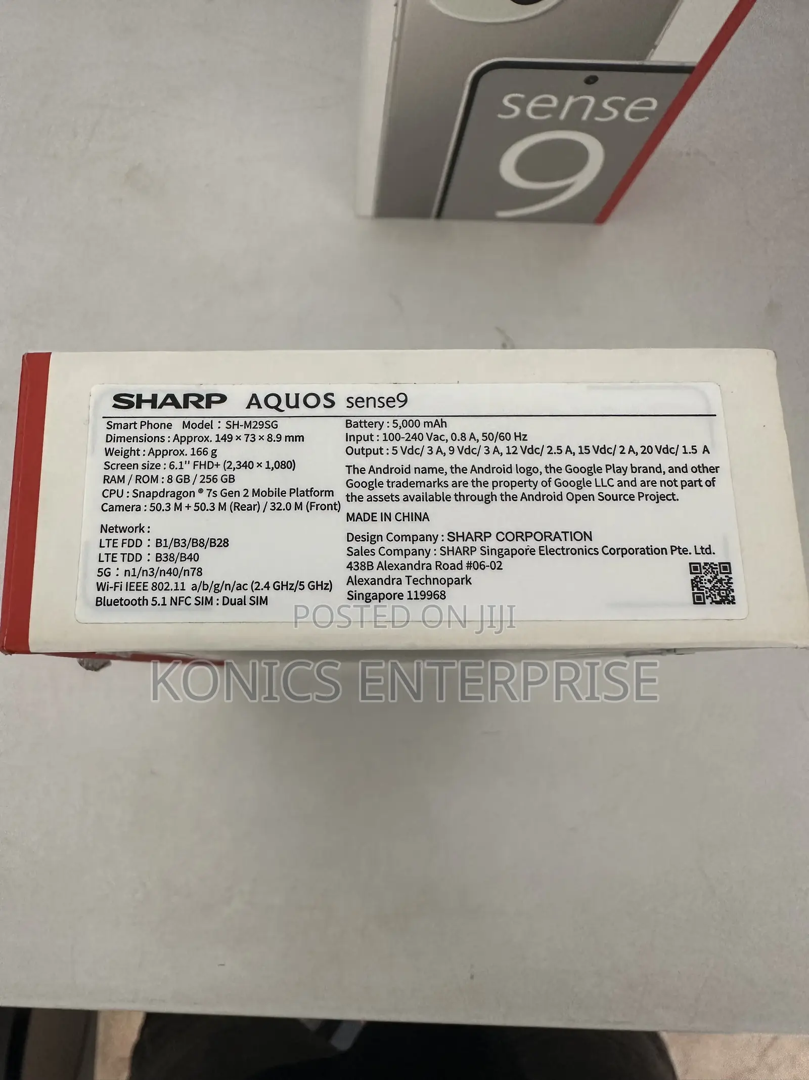 New Sharp Aquos Sense 32 GB Black