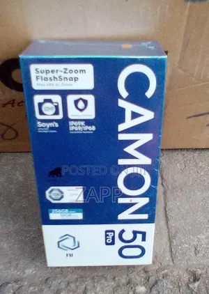 New Tecno Camon 50 Pro 256 GB Blue