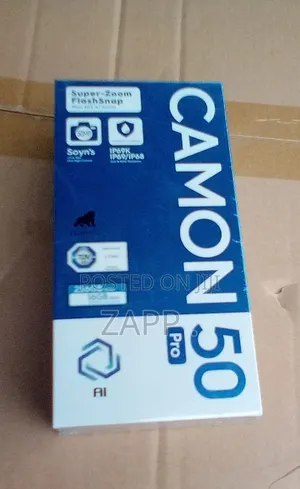 New Tecno Camon 50 Pro 256 GB Blue