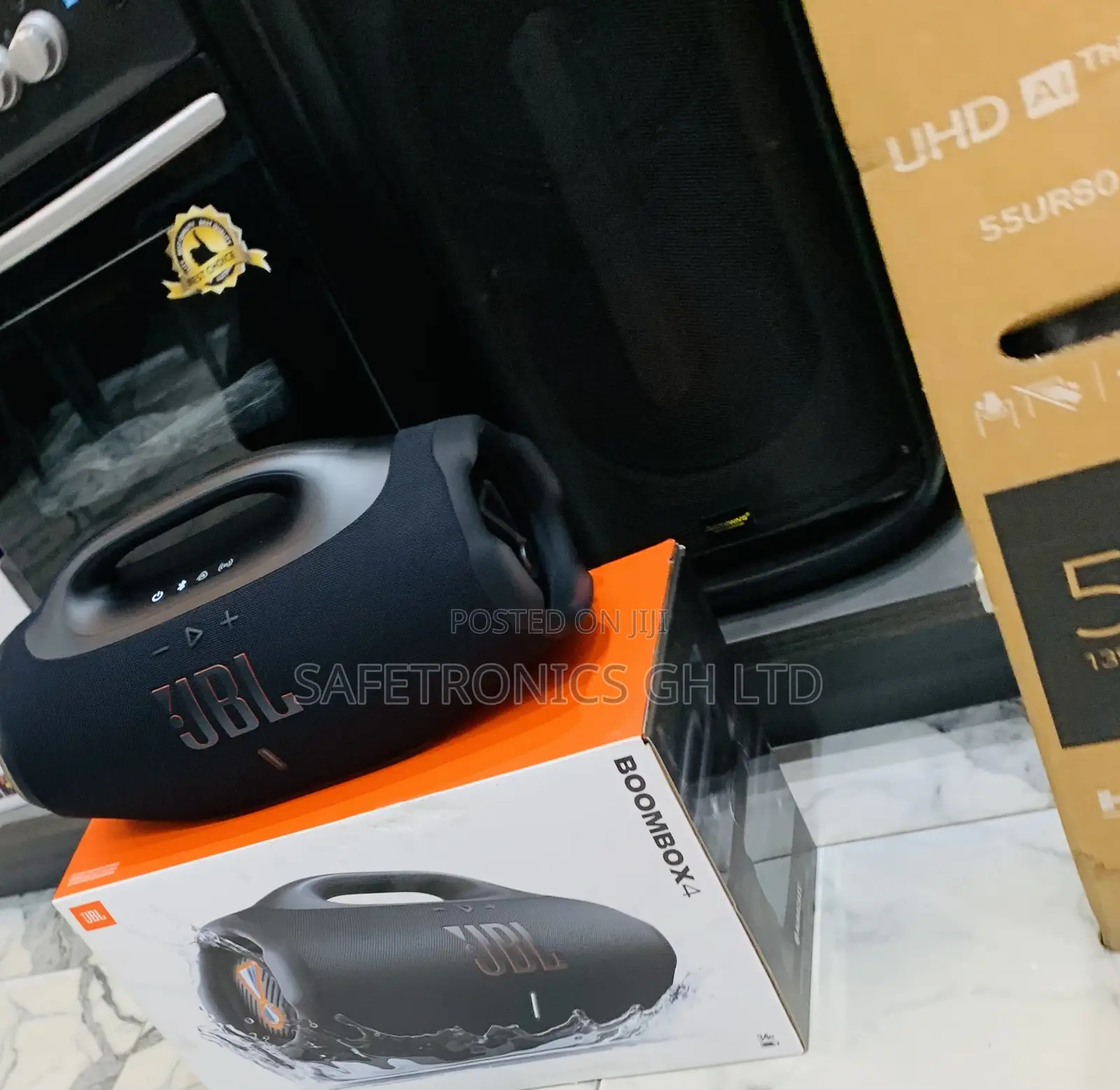 Crystal Sound Black (Boombox 4) JBL Speaker