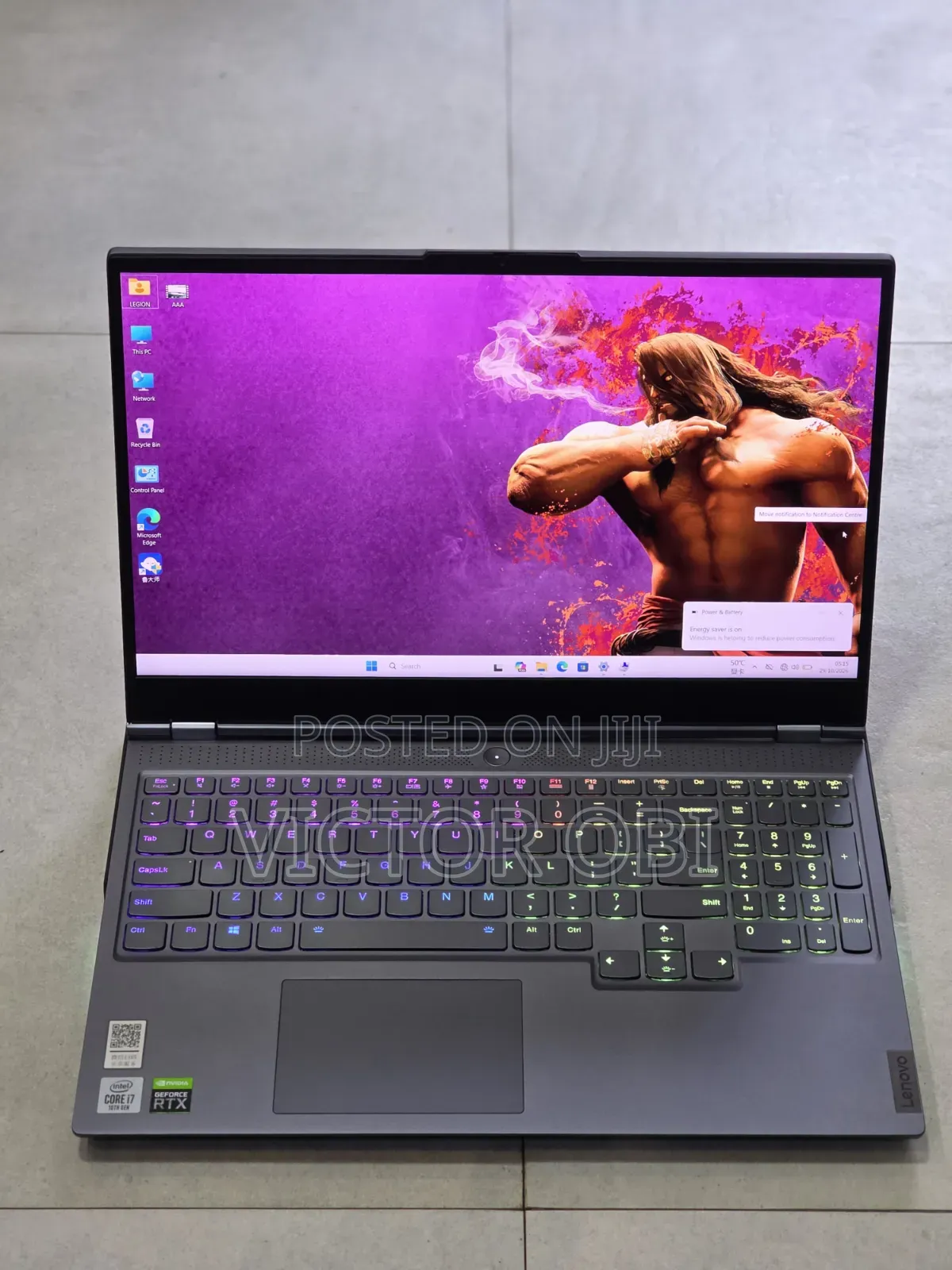 Laptop Lenovo Legion Y720 16GB Intel Core i7 SSD 512GB