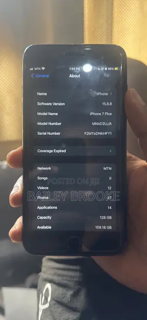 Apple iPhone 7 Plus 128 GB Black