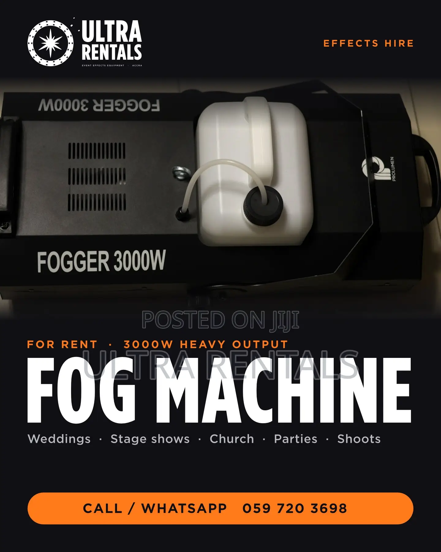 3000w Fog Machine