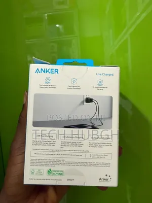 Anker No.1 Compact 33w Dual- Devicecharger 2port With USB-C Cable