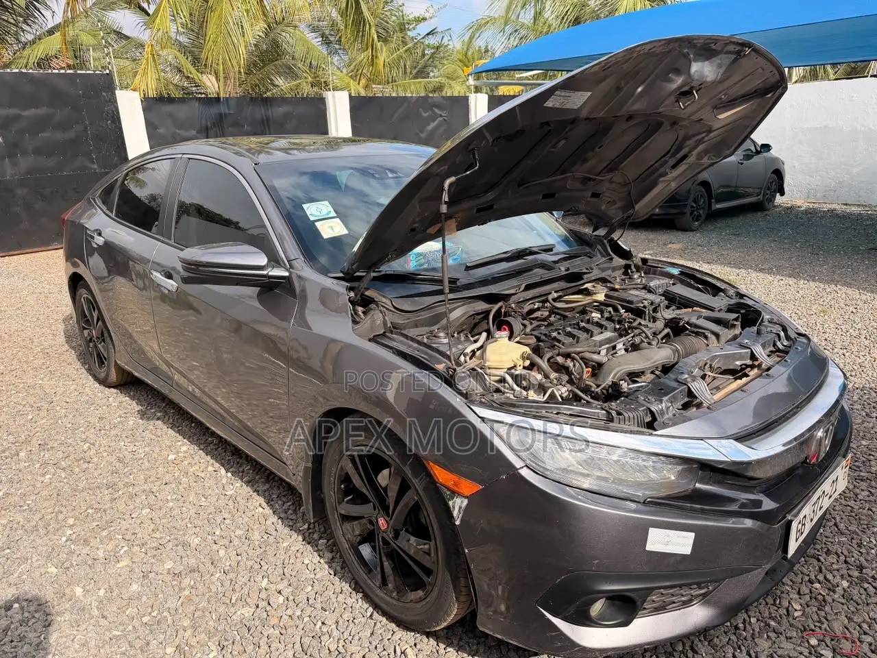 Honda Civic Touring 4dr Sedan (1.5L 4cyl) 2016 Gray