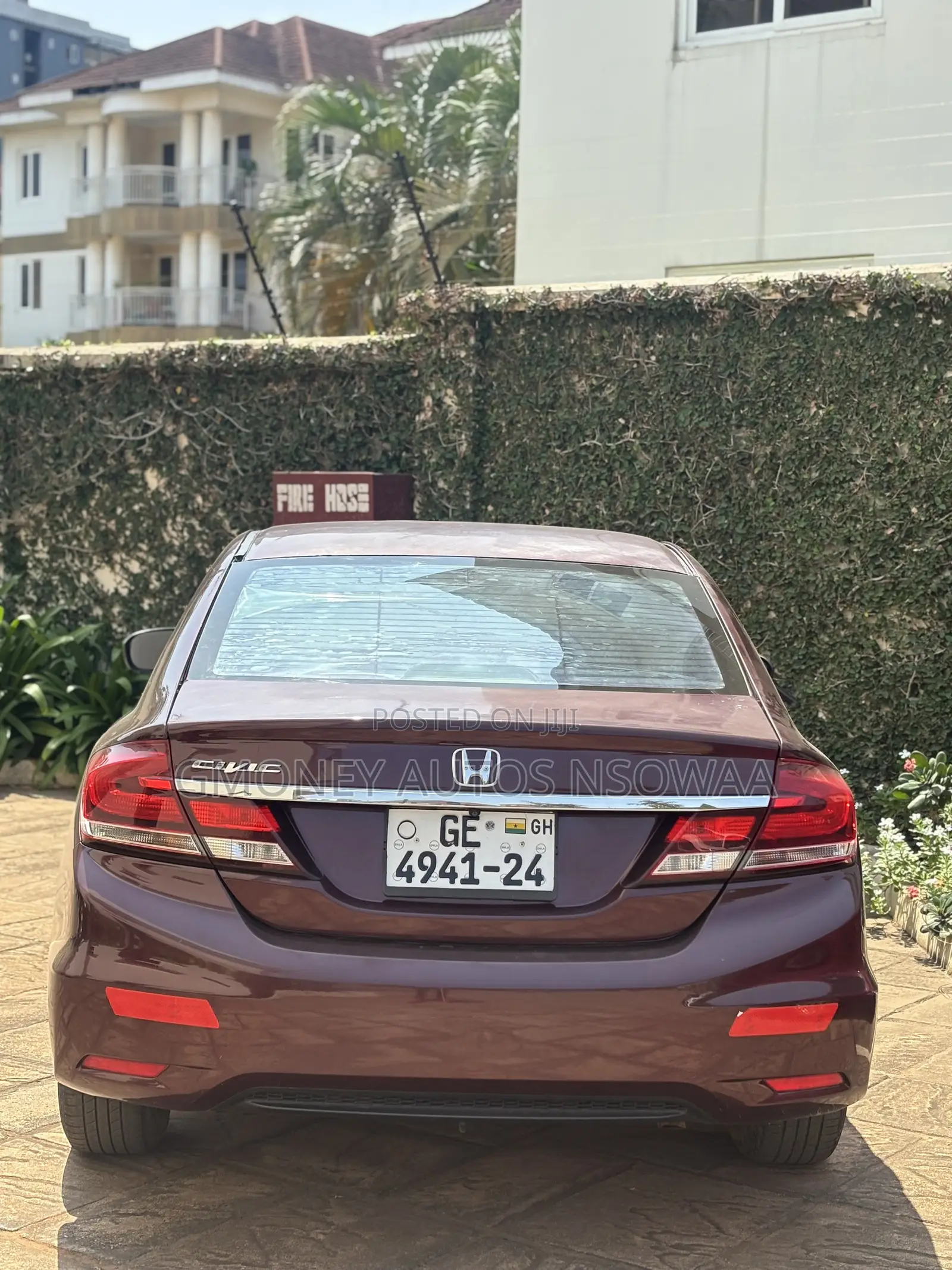 Honda Civic EX 4dr Sedan (1.8L 4cyl CVT) 2015 Brown