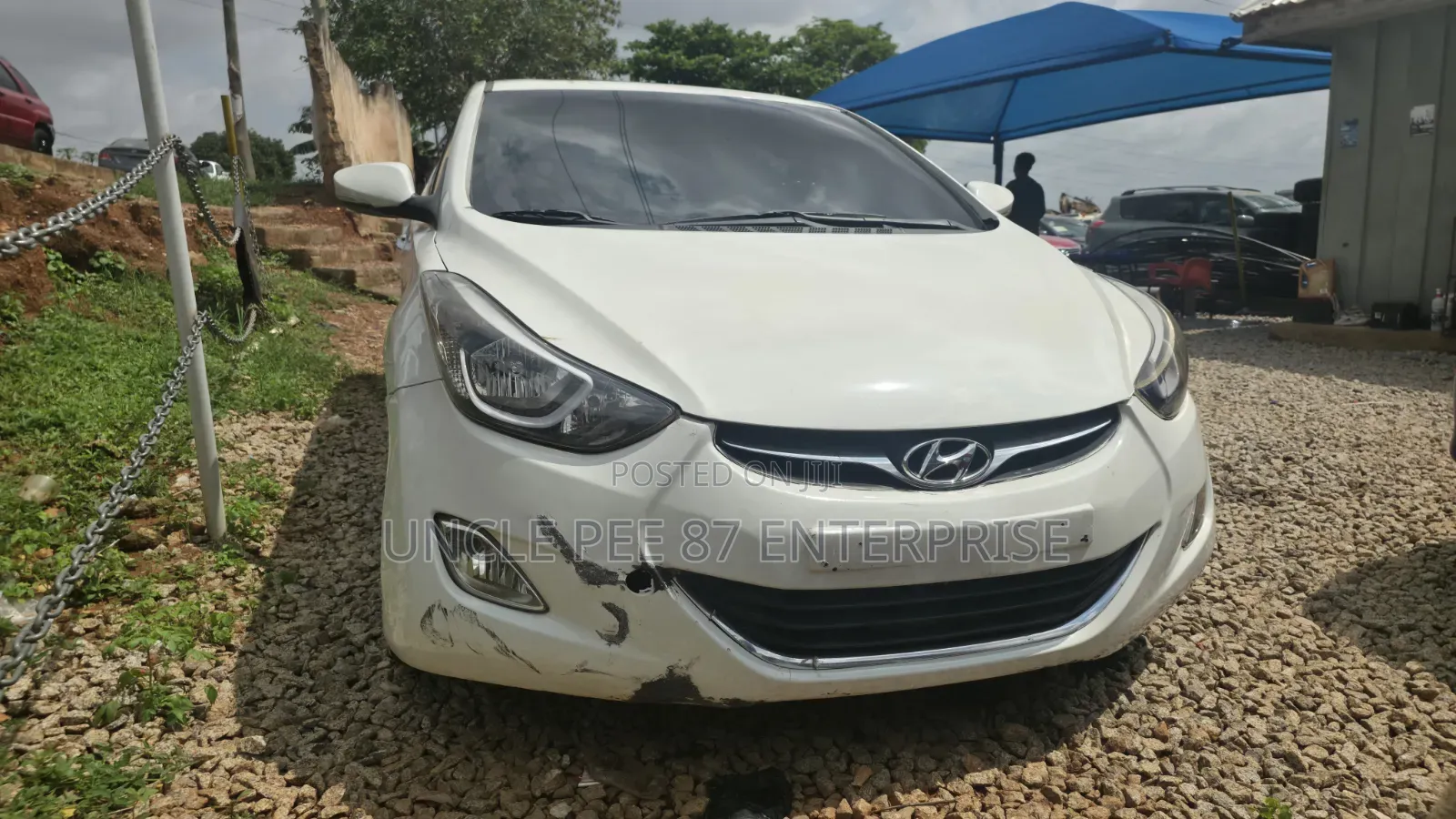 Hyundai Elantra GLS Sedan FWD (1.8L 4cyl 6A) 2013 White