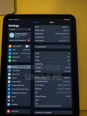 Apple iPad 10.2 (2021) 256 GB Blue