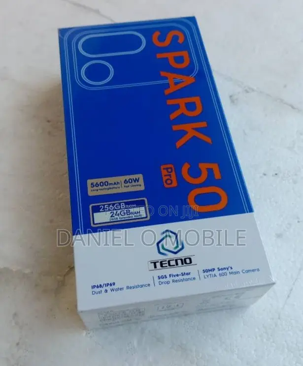 New Tecno Spark 50 Pro 256 GB Blue