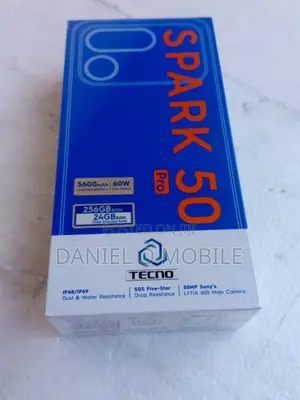 New Tecno Spark 50 Pro 256 GB Blue